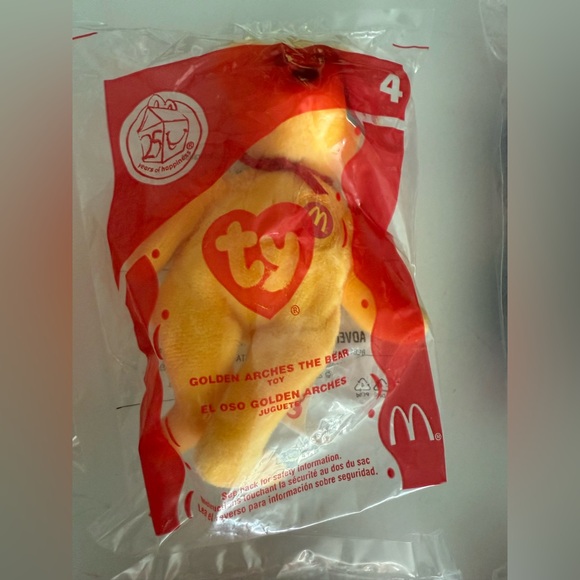 2004 Complete Set of 12 McDonald’s Happy Meal Teenie Beanie Babies with 2 prints - Picture 7 of 13